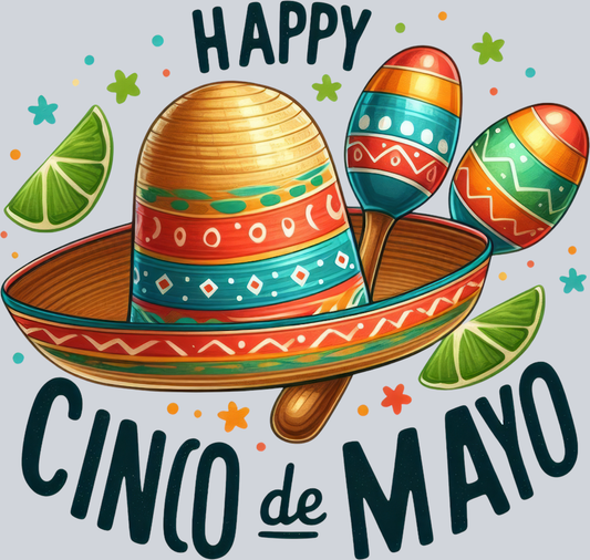 DTF Transfer Cinco de Mayo - Happy Cinco de Mayo
