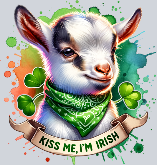 DTF Transfer St. Patrick's Day - Kiss me, I'm Irish