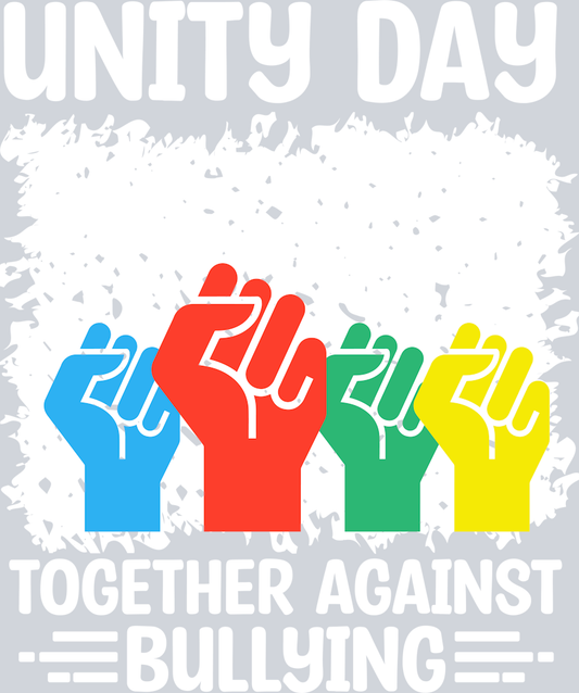 DTF Transfer Anti Bullying - Unity Day Together Against Bullying