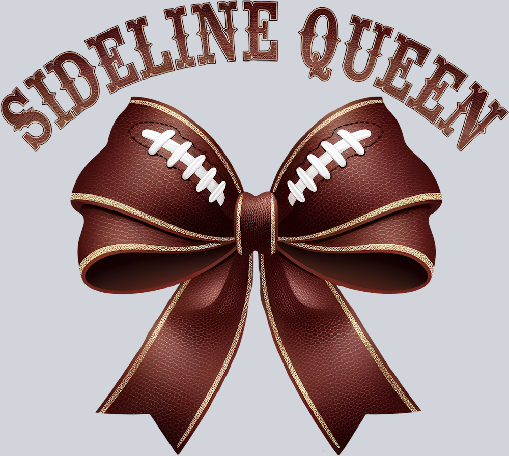 DTF Transfer Football - Sideline Queen