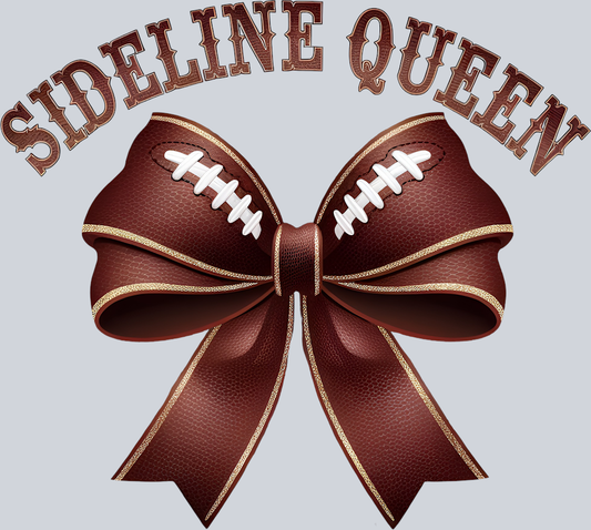 DTF Transfer Football - Sideline Queen