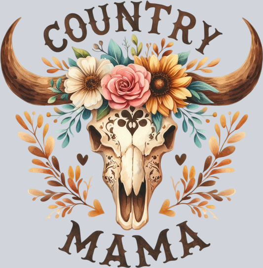 DTF Transfer Western - Country Mama