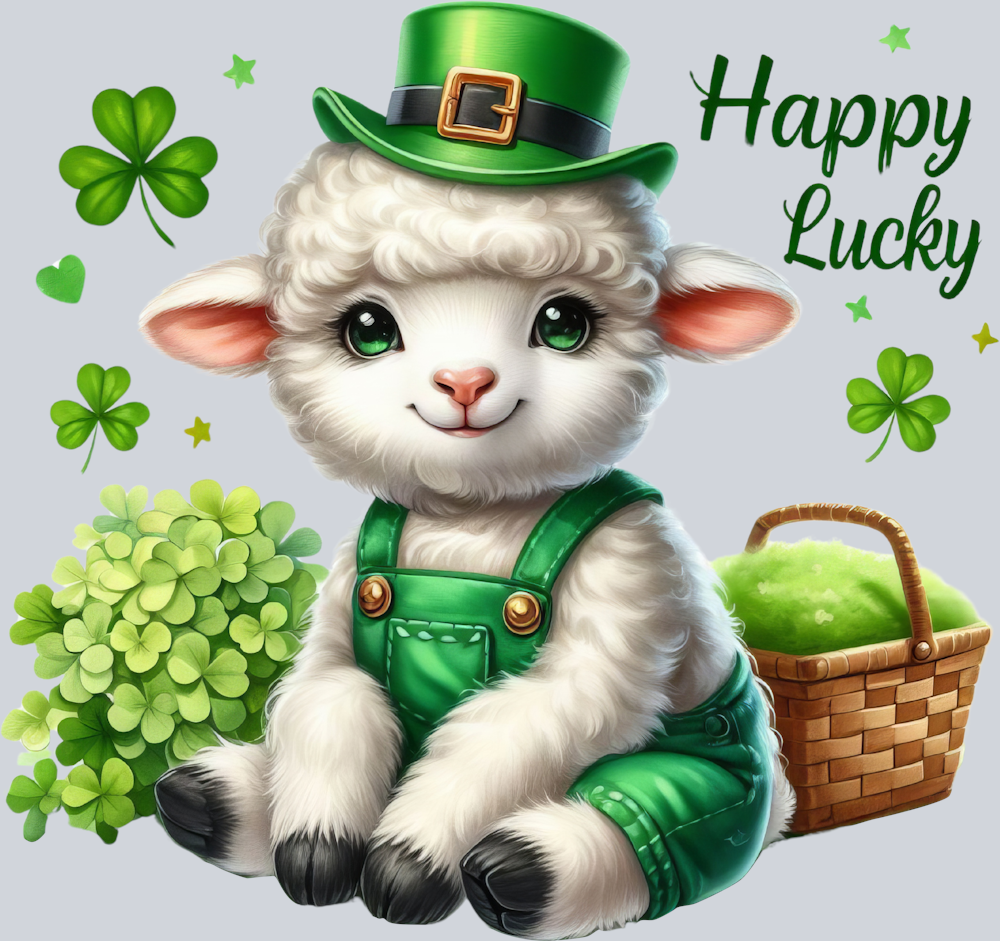 DTF Transfer St. Patrick's Day - Happy Lucky
