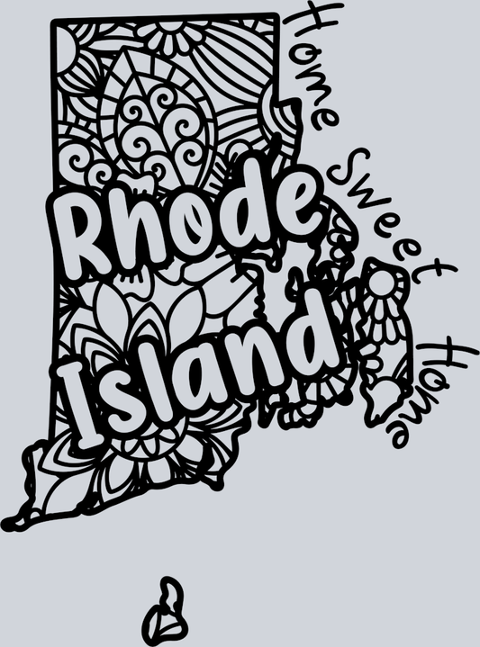DTF Transfer Rhode Island - Home Sweet Home