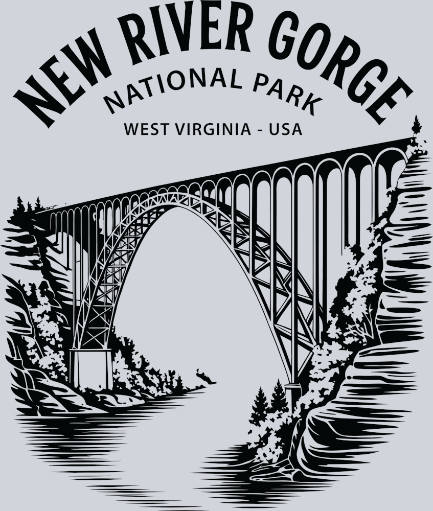 DTF Transfer National Parks - New River Gorge National Park