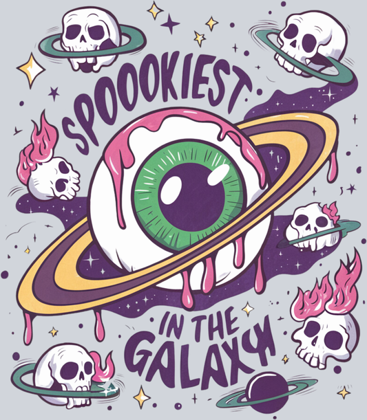 DTF Transfer Halloween  - Spookiest in the Galaxy 2
