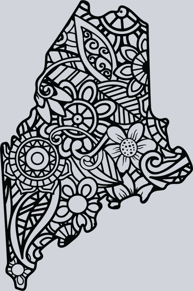 DTF Transfer Maine - Mandala