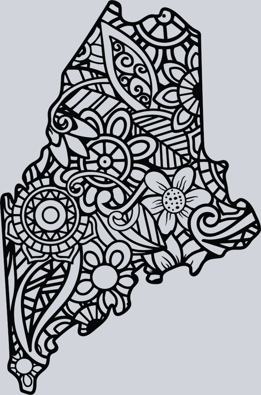 DTF Transfer Maine - Mandala
