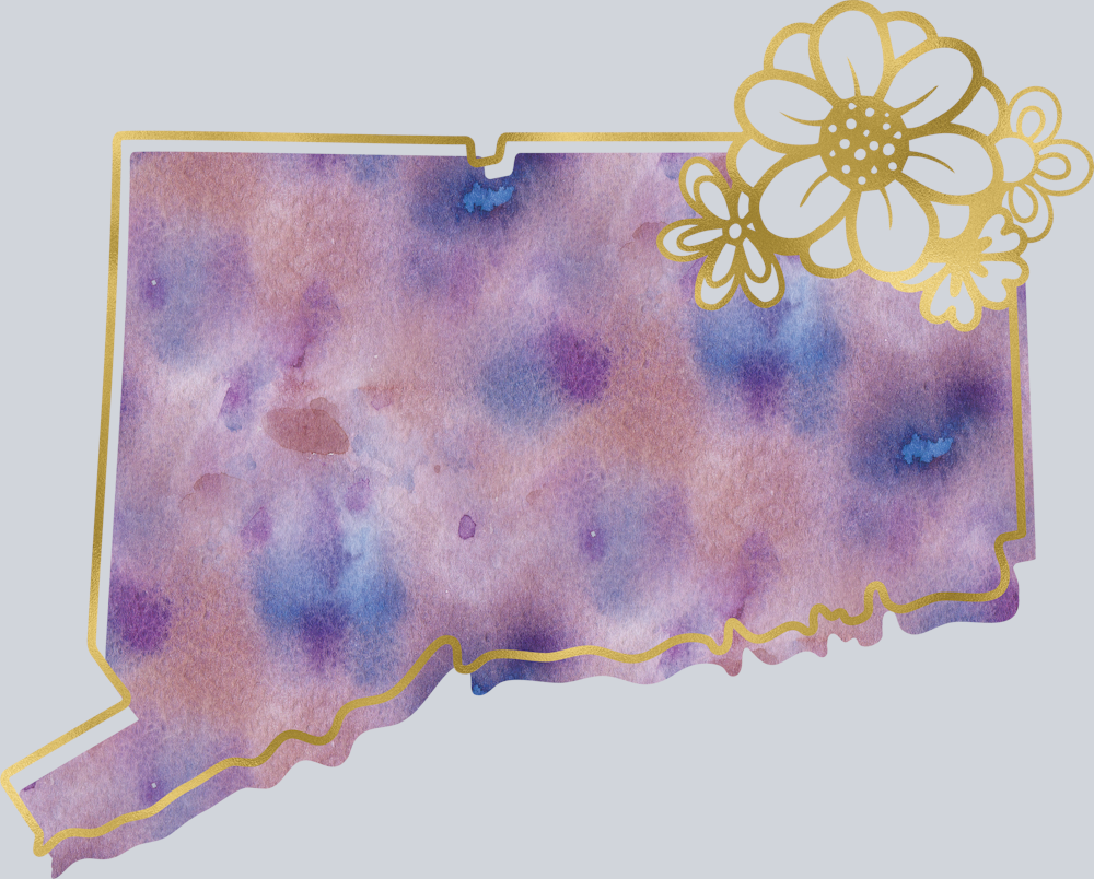 DTF Transfer Connecticut - Watercolor