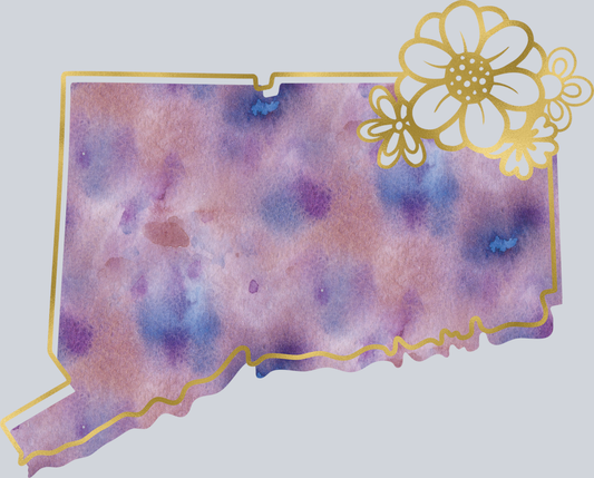 DTF Transfer Connecticut - Watercolor