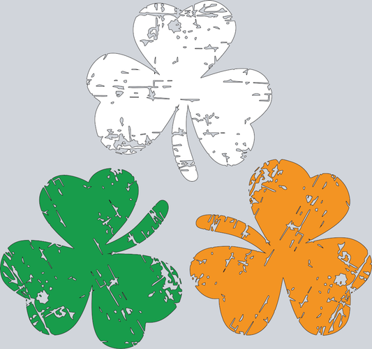 DTF Transfer St. Patrick's Day - Three Clovers