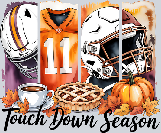 DTF Transfer Football - Retro Football Game Day