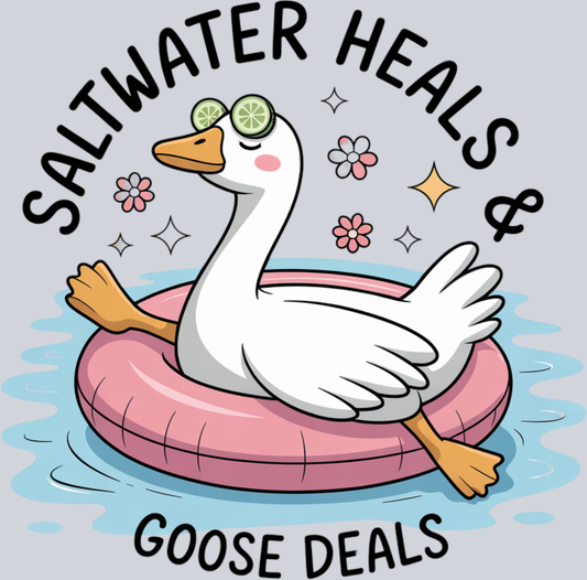 DTF Transfer Fowl - Saltwater Heals & Goose Deals