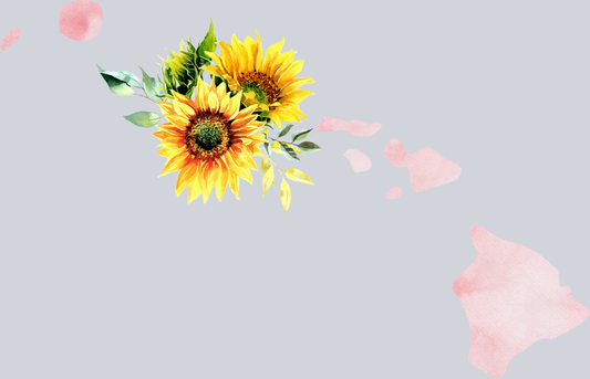 DTF Transfer Hawaii - Sunflower Watercolor