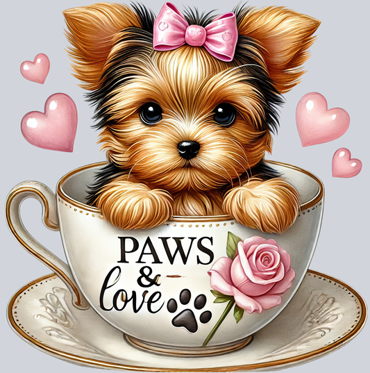 DTF Transfer Valentines - Paws & Love