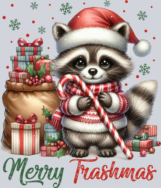 DTF Transfer Christmas - Merry Trashmas