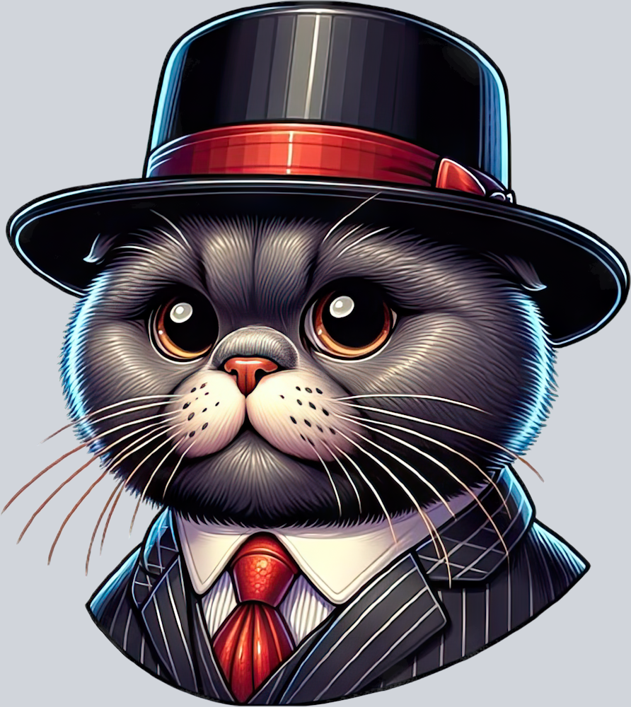 DTF Transfer Cats - Chartreux
