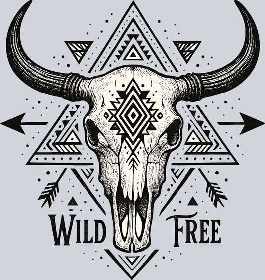 DTF Transfer Western - Wild Free
