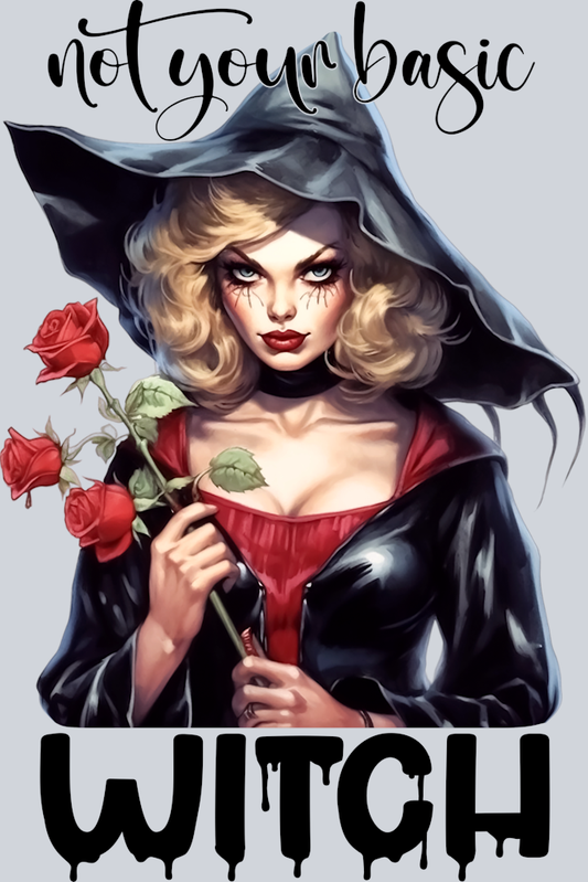 DTF Transfer Halloween - Not your basic Witch