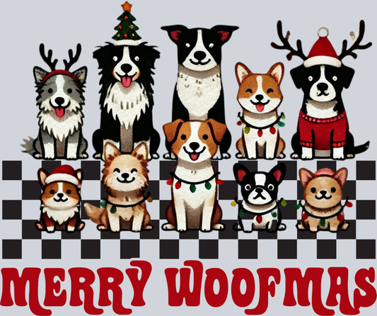 DTF Transfer Christmas - Merry Woofmas