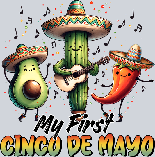 DTF Transfer Cinco de Mayo - My First Cinco de Mayo