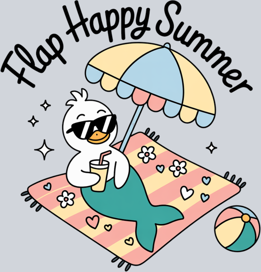 DTF Transfer Fowl - Flap Happy Summer
