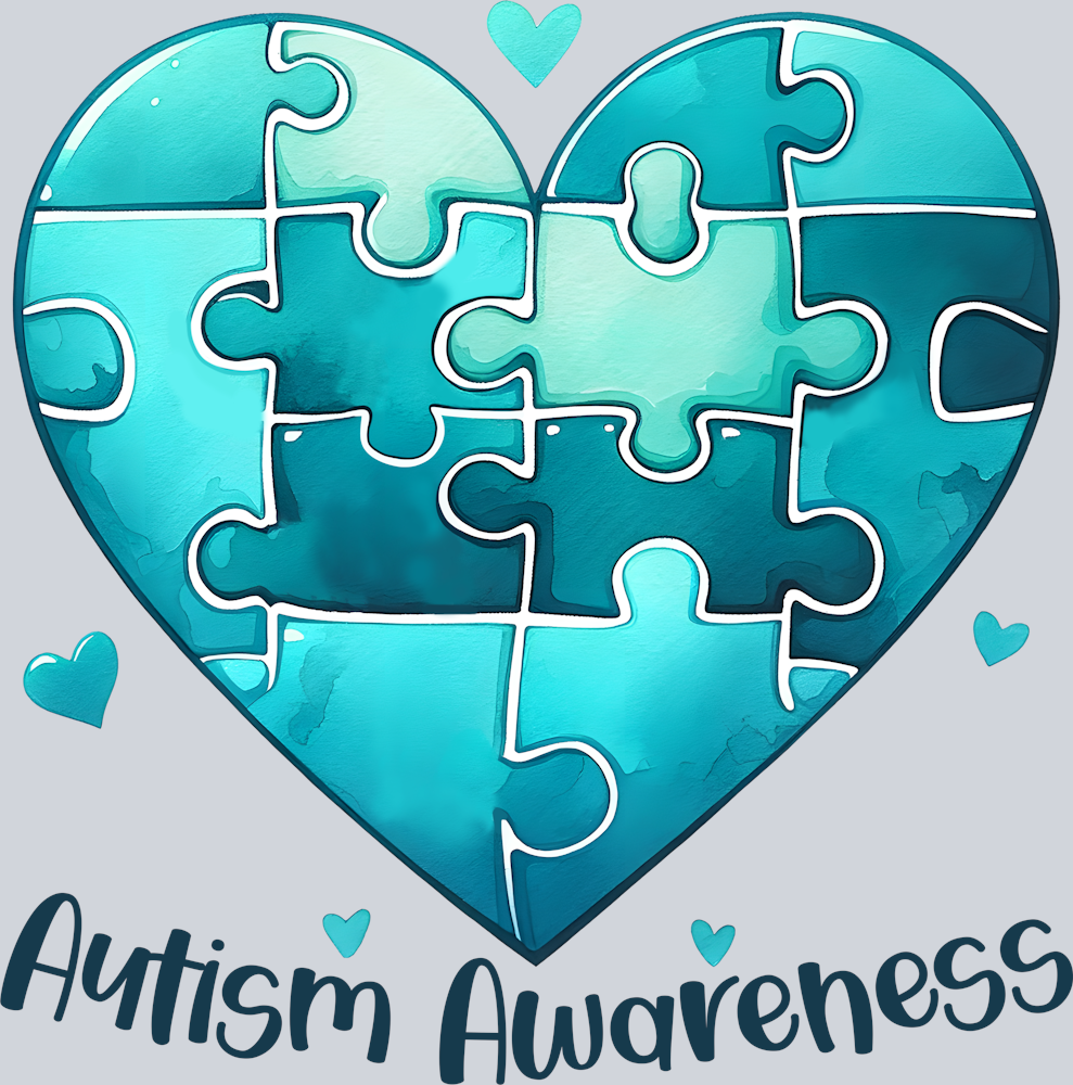 DTF Transfer Autism - Autism Awareness