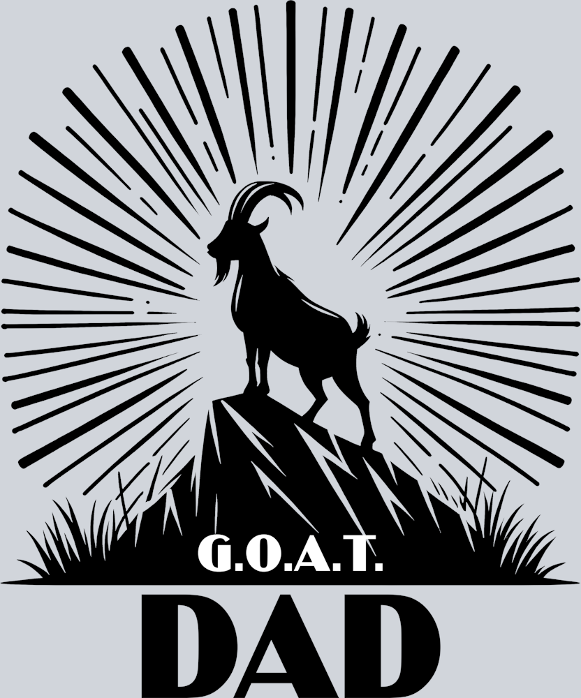 DTF Transfer Father's Day - GOAT Dad