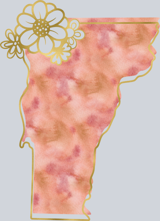 DTF Transfer Vermont - Watercolor