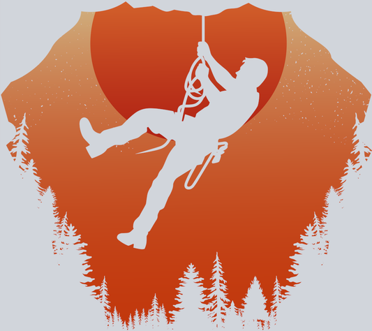 DTF Transfer Rock Climbing - Descent