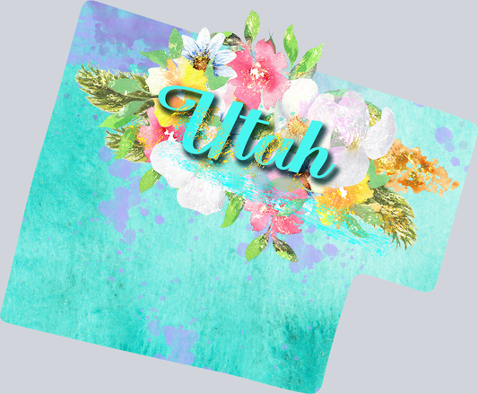 DTF Transfer Utah - Watercolor Flowers