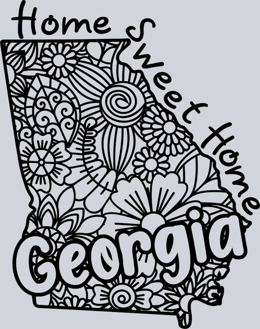 DTF Transfer Georgia - Home Sweet Home