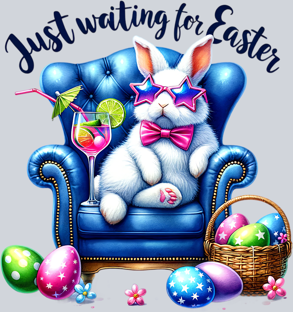 DTF Transfer Easter - Just waiting for Easter