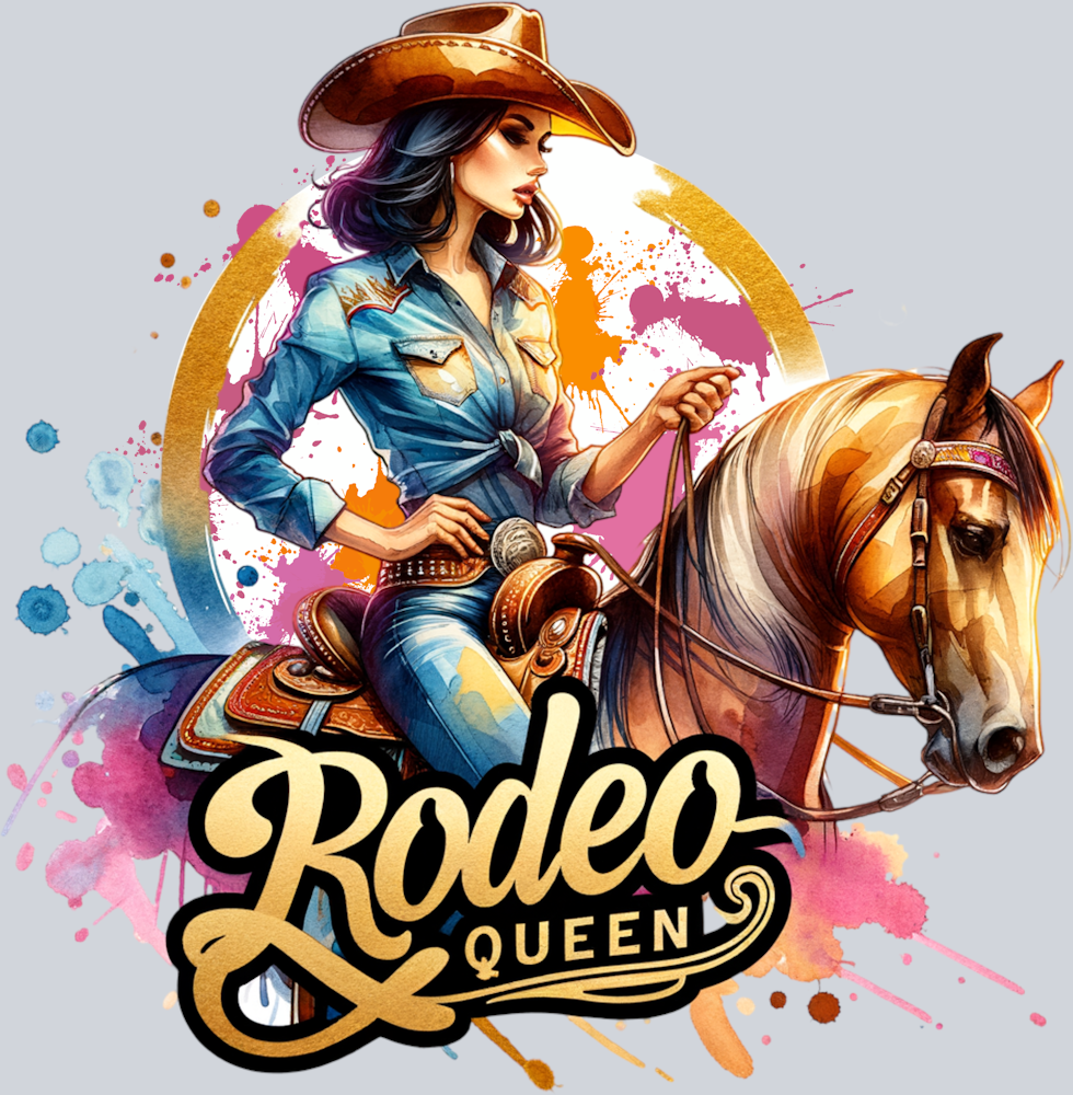 DTF Transfer Western - Rodeo Queen