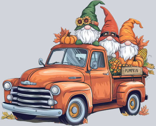 DTF Transfer Thanksgiving - Pumpkin Mobile