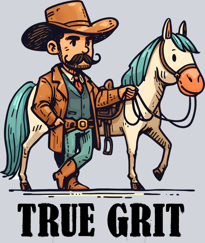 DTF Transfer Western - True Grit
