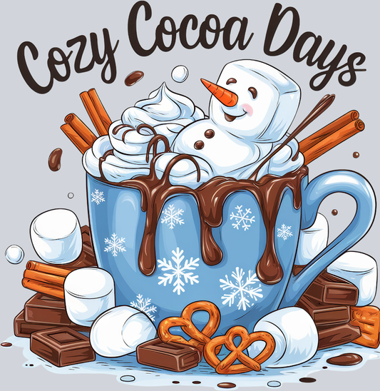 DTF Transfer Christmas - Cozy Cocoa Days