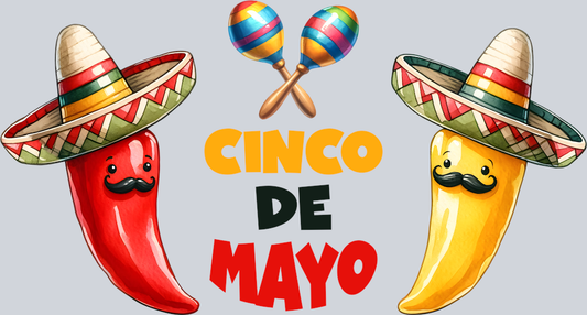 DTF Transfer Cinco de Mayo - Twin Peppers