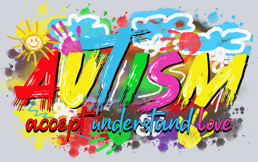 DTF Transfer Autism - Autism Accept Understand Love