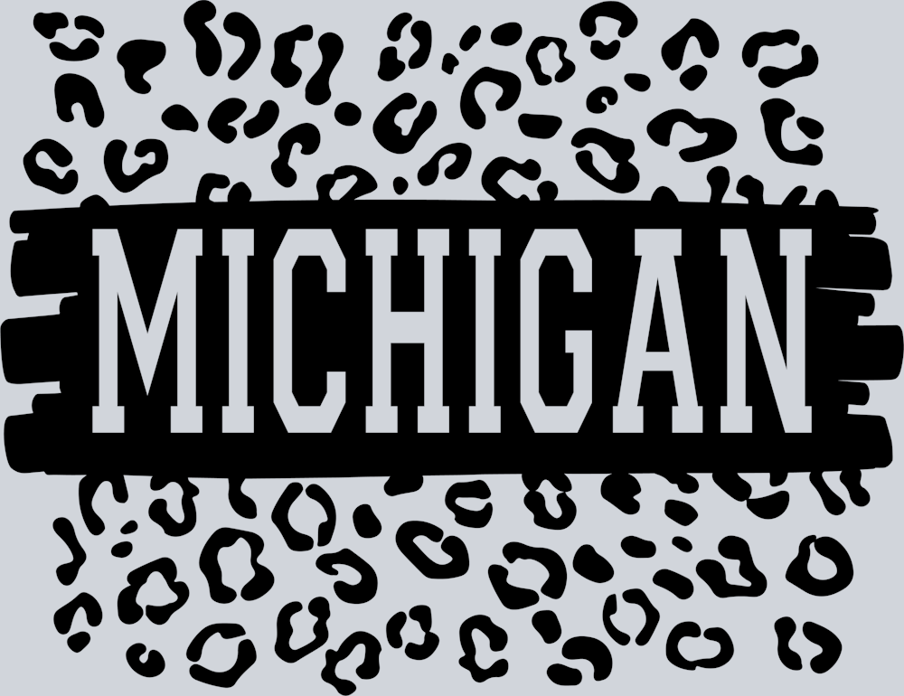 DTF Transfer Michigan - Leopard