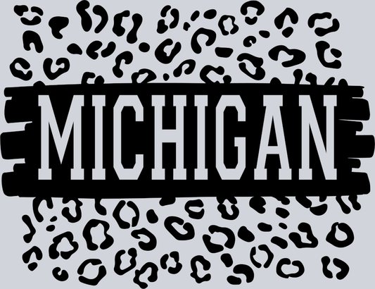 DTF Transfer Michigan - Leopard