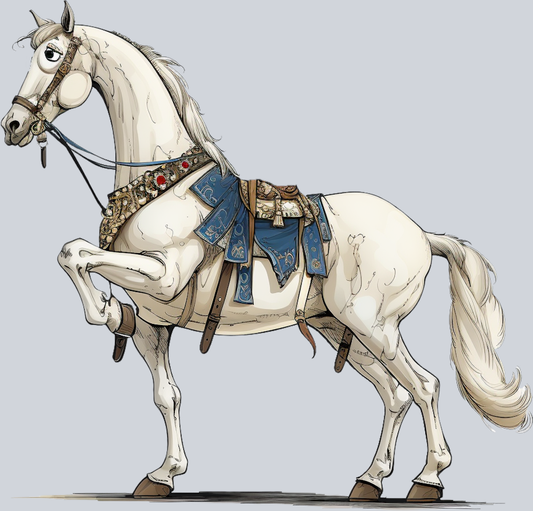 DTF Transfer Medieval - Knight's Steed