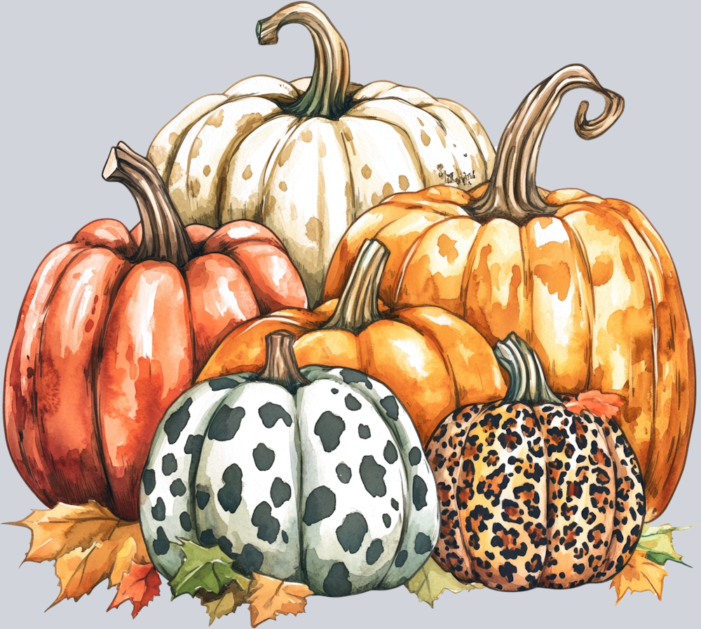 DTF Transfer Thanksgiving - Pumpkin Patch