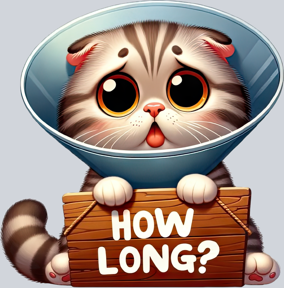 DTF Transfer Cats - How Long Scottish-Fold
