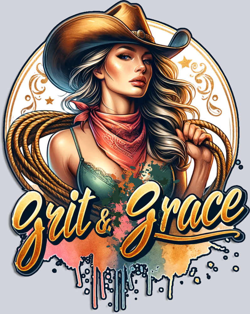 DTF Transfer Western - Grit & Grace