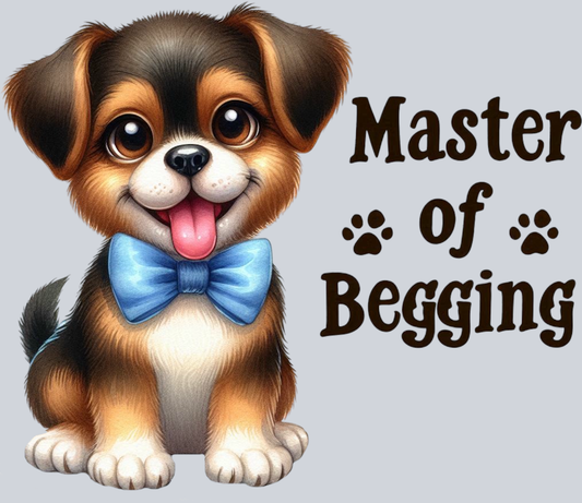 DTF Transfer Dogs - Master of Begging
