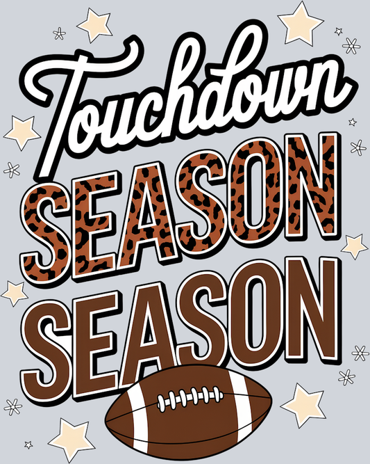DTF Transfer Football - Touchdown Season Season