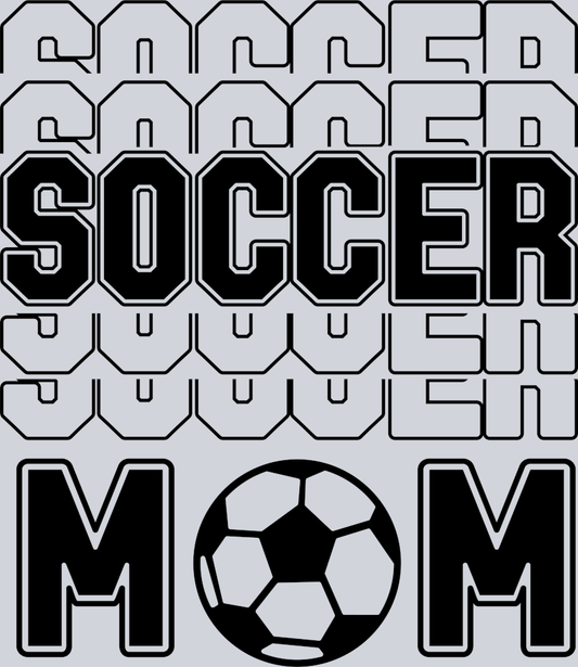 DTF Transfer Soccer - Soccer Soccer Soccer Mom