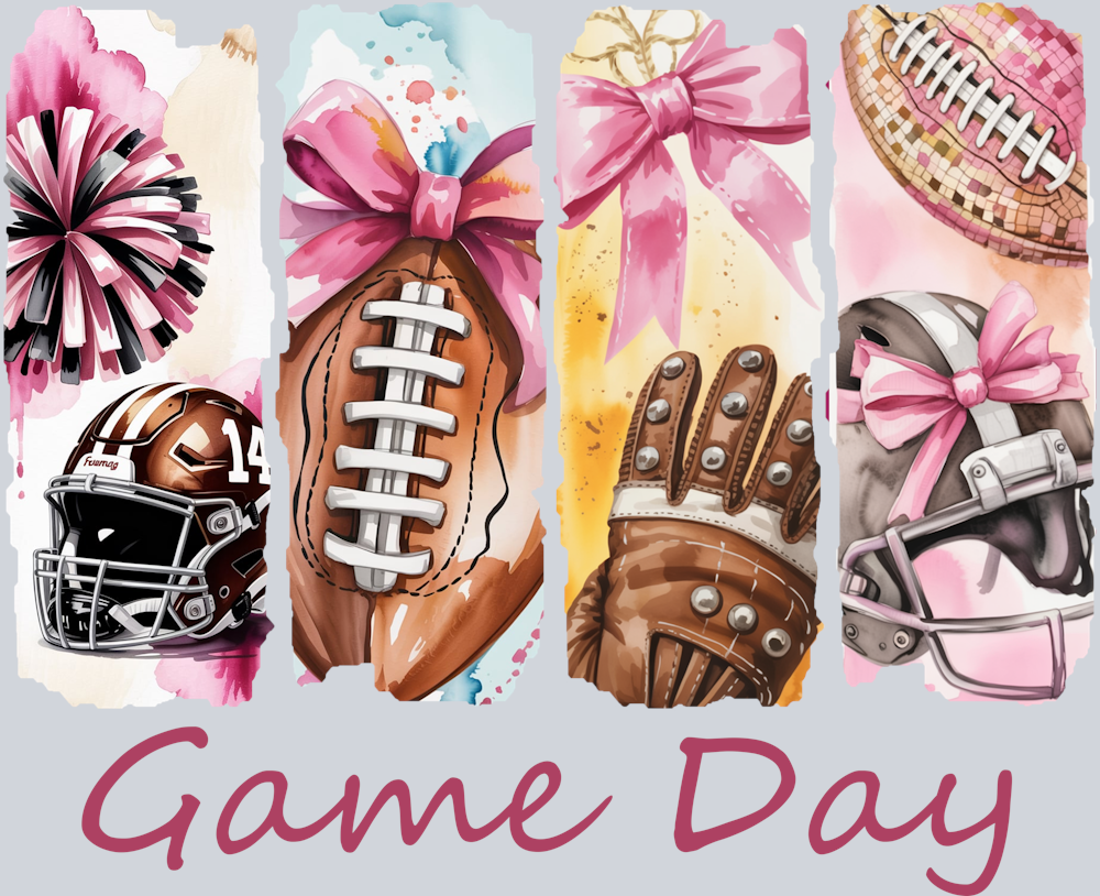 DTF Transfer Football - Game Day Panel