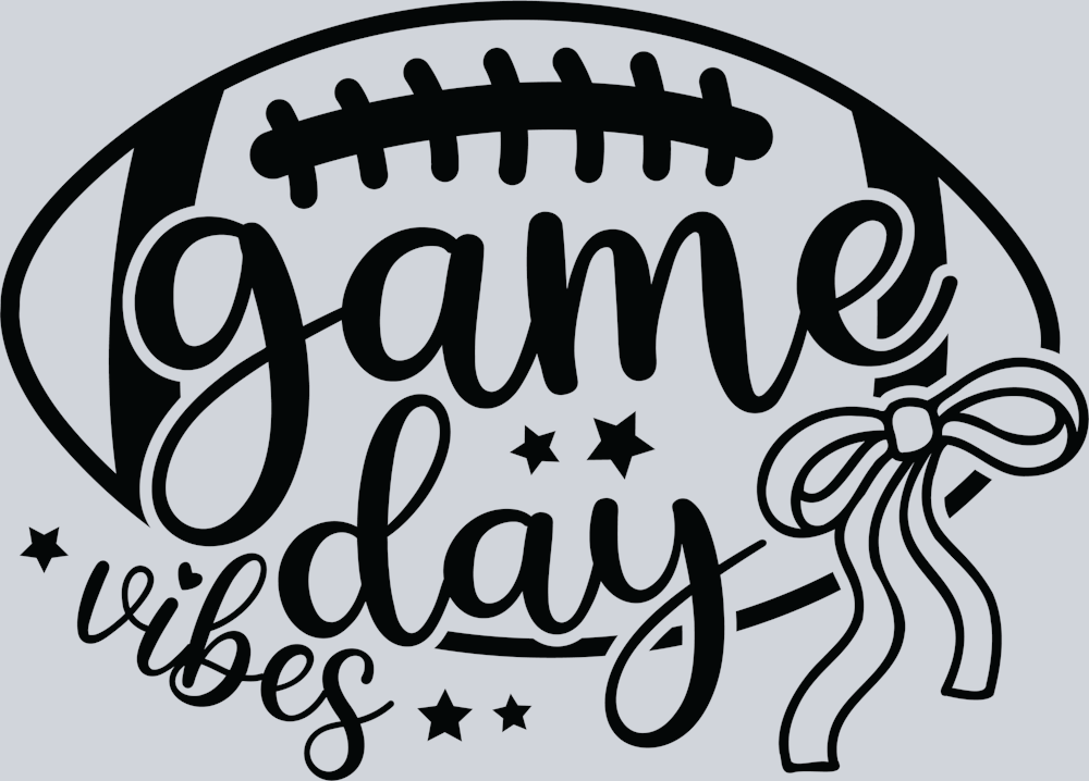 DTF Transfer Football - Game Day Vibes